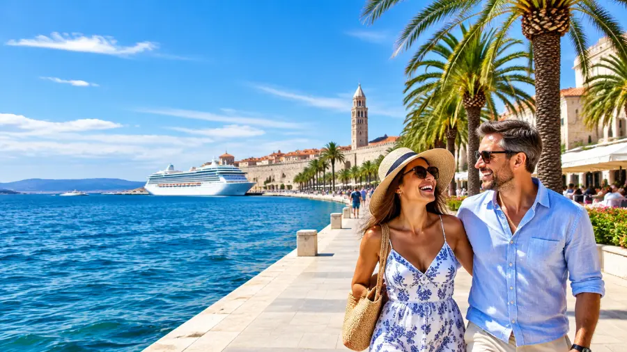 Split cruise port